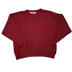 Vintage Le Tigre XL Red Sweater - Made in USA Size XL